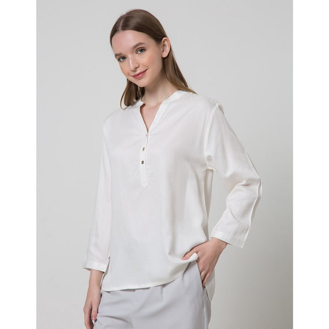 Connexion 3/4 Blouse Wanita Hai Ryn Hilo 115999397