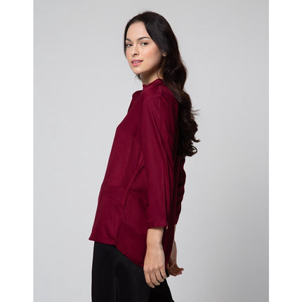 Connexion 3/4 Blouse Wanita Hai Ryn Hilo 115999397
