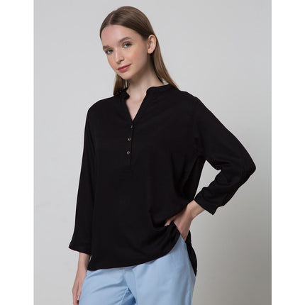 Connexion 3/4 Blouse Wanita Hai Ryn Hilo 115999397