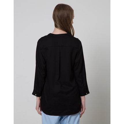 Connexion 3/4 Blouse Wanita Hai Ryn Hilo 115999397