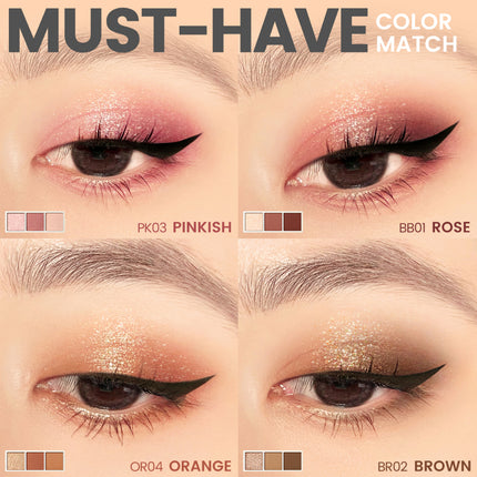 FOCALLURE 3 Warna Eyeshadow DIY Palette High Pigment Pro-Palette