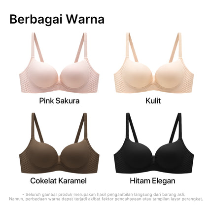 GRENEY-Bra seamless anti kendur menopang PD tanpa kawat tanpa tali mengumpulkan One Piece Warna Bh Wanita Basic Tanpa Kawat Cewek  Push up  Nyaman  PD Wireless Seamless Cantik  Tipis Dewasa Cup 3D fix mencegah kekenduran-88880032