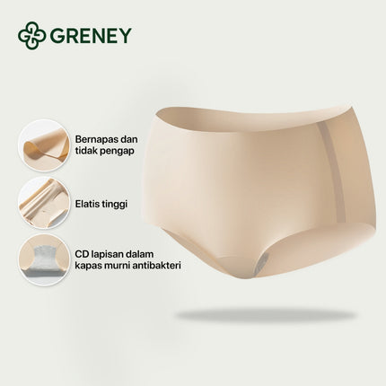 GRENEY-Gbras-CD Adem Seamless Celana Dalam Wanita Panties Sexy-89634