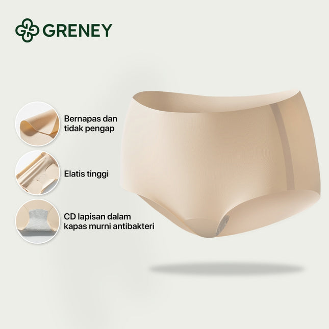 GRENEY-Gbras-CD Adem Seamless Celana Dalam Wanita Panties Sexy-89634