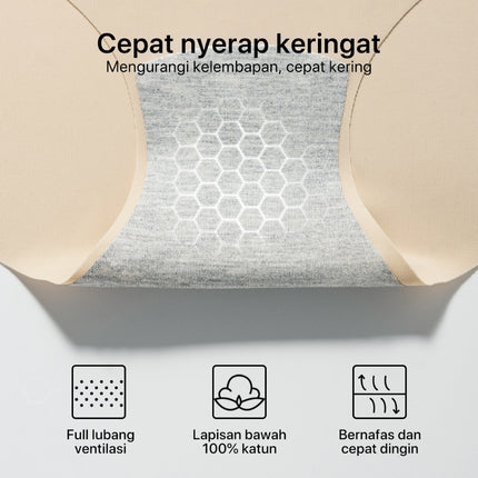 GRENEY-Gbras-CD Adem Seamless Celana Dalam Wanita Panties Sexy-89634