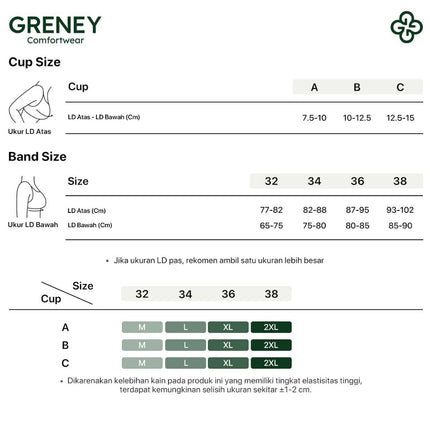 GRENEY-Gbras- Bra Rompi Warna Kombinasi Pakaian Dalam Push Up Bra Wanita Sport Tanpa Kawat Busa 89661