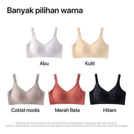 GRENEY-Gbras-(2pcs)Bra Bigsize Tali Bra Lebar Bergesper Pakaian Dalam Push Up Bra Wanita Sport Tanpa Kawat Busa Bh 89667