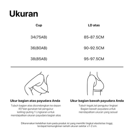 GRENEY-G.Flower-Sakura- Bra One-piece Gesper Depan-89710