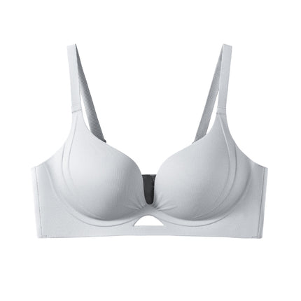 Greney-Bra Push Up W Sayap Tinggi Cup 3D Soft bone di sayap menutupi lipatan nakal Membentuk PD bulat & penuh Bagian bawah berbentuk W, cup tebal, menopang kuat 89972