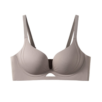 Greney-Bra Push Up W Sayap Tinggi Cup 3D Soft bone di sayap menutupi lipatan nakal Membentuk PD bulat & penuh Bagian bawah berbentuk W, cup tebal, menopang kuat 89972