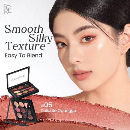 FOCALLURE 9 Warna Eyeshadow palette mata kosmetik