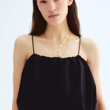 H&M Wanita Atasan Strappy Bubble-hem