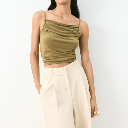 H&M Wanita Atasan strap ruched