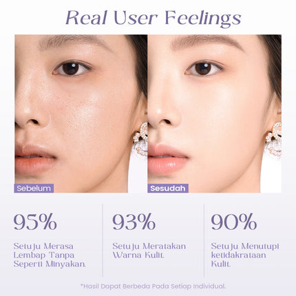 FOCALLURE Bare Multi Effect Skin Tint SPF30 PA+++ Lightweight Foundation Satin Finish