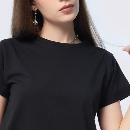COLORBOX Basic Short Sleeve T-Shirt Black