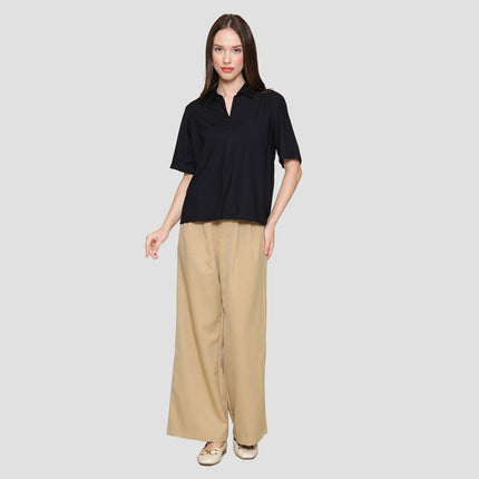 Connexion Basic V Neck Plain Look Kemeja Wanita 121835542
