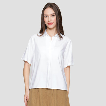 Connexion Basic V Neck Plain Look Kemeja Wanita 121835542