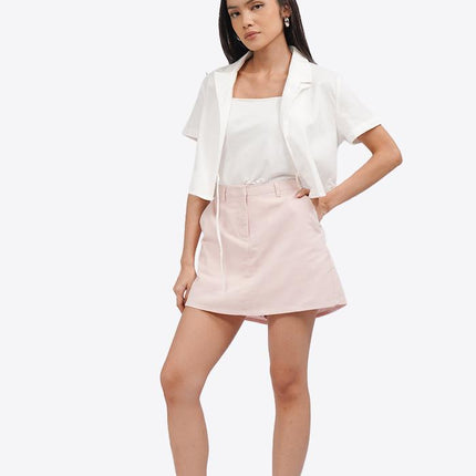 COLORBOX Belt Loop Mini Skort Lt. Pink