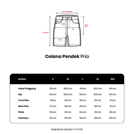 Nevada Celana Pendek Basic Pria 104598608