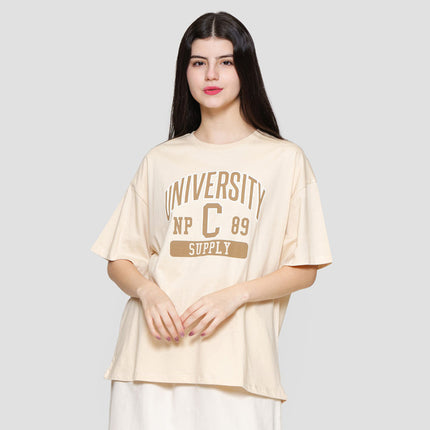 Nevada Comb University Kaos Oversize Wanita