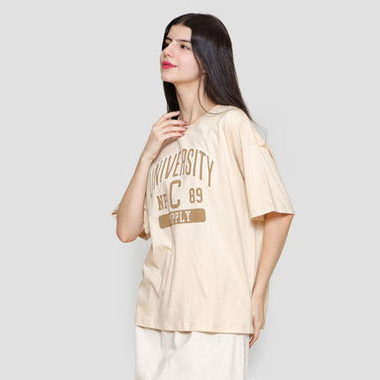 Nevada Comb University Kaos Oversize Wanita