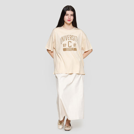 Nevada Comb University Kaos Oversize Wanita