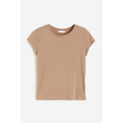 H&M Wanita Cotton T-shirt 1211595_1