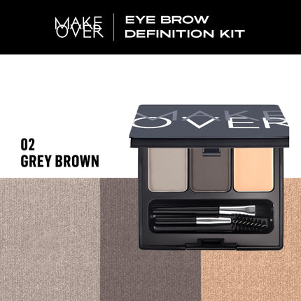 MAKE OVER Eye Brow Definition Kit 6.9 g - Eye Brow Palette