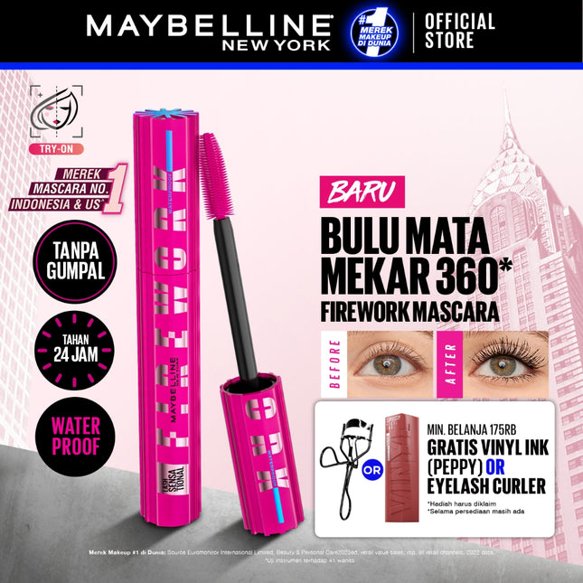 MAYBELLINE Firework Waterproof Mascara 6ml