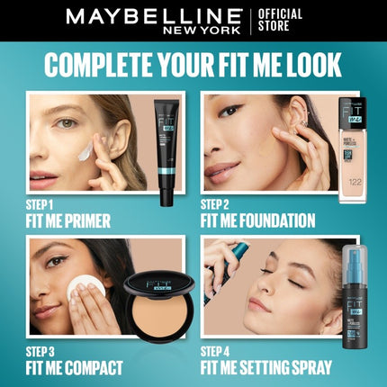 MAYBELLINE Fit Me Matte + Poreless Liquid Foundation Make Up 30ml SPF 22