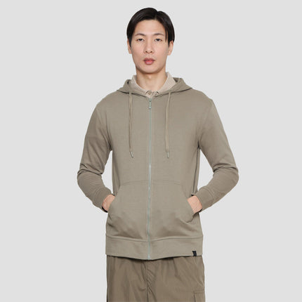 Nevada French Terry Jaket Hoodie Pria 121383905