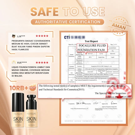 FOCALLURE Full Coverage Oil-control Fluid Foundation