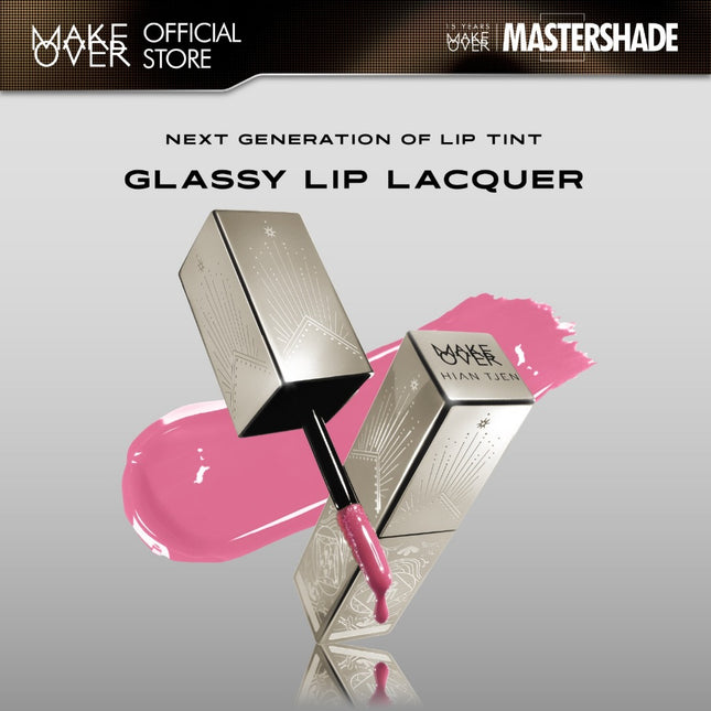 MAKE OVER Glassy Lip Lacquer X Hian Tjen