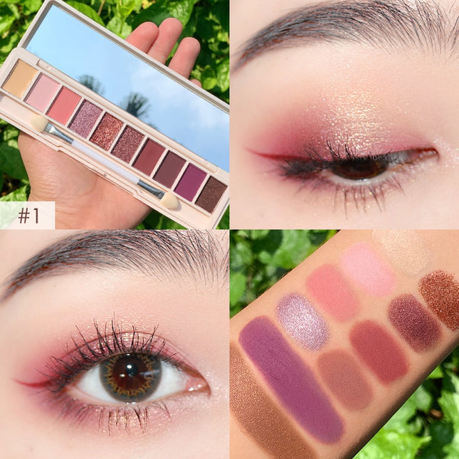 FOCALLURE Glitter Pigment Eyeshadow palette - kosmetik Mata