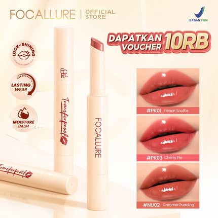 FOCALLURE Glossy Lip Balm Lock-shining Moisturizing Plump#TransferproofHero