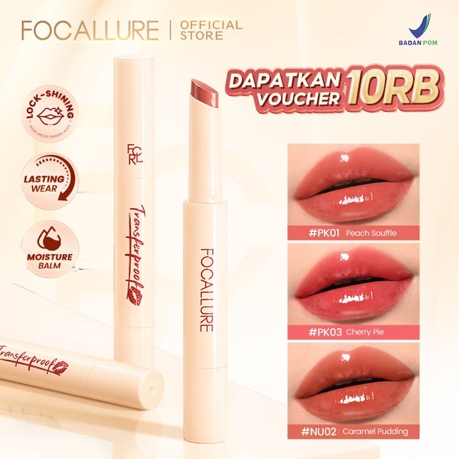 FOCALLURE Glossy Lip Balm Lock-shining Moisturizing Plump#TransferproofHero