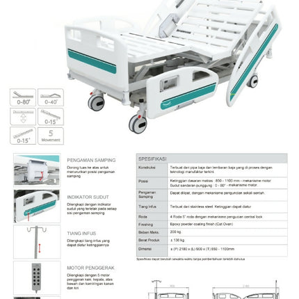 ELECTRIC ICU-ICCU BED