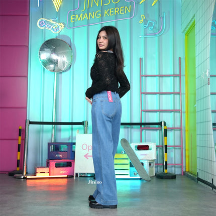JINISO - Highwaist Baggy Jeans 586 GET LOW