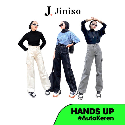 JINISO - Highwaist Cargo Hands Up Jeans Vol. 1