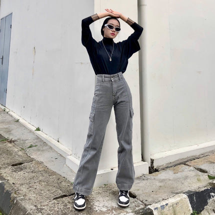 JINISO - Highwaist Cargo Hands Up Jeans Vol. 1