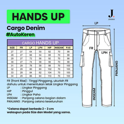 JINISO - Highwaist Cargo Hands Up Jeans Vol. 1