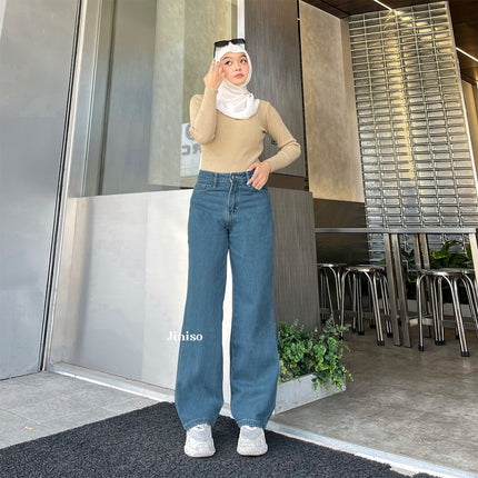 JINISO - Highwaist Loose Hangover Jeans Vol. 3