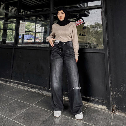 JINISO - Highwaist Oversize Baggy Loose Jeans 781 WEEKEND