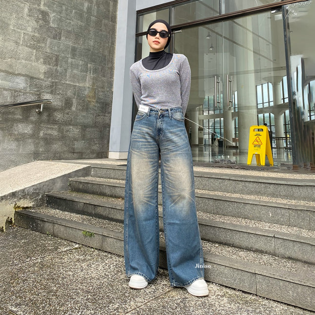 JINISO - Highwaist Oversize Baggy Loose Weekend Jeans