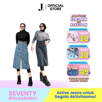 JINISO - Highwaist Rok Mermaid Jeans Panjang 906 SEVENTY