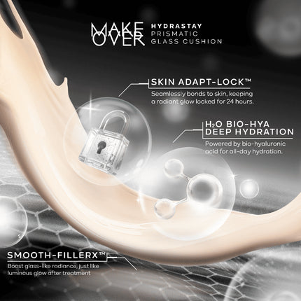 MAKE OVER Hydrastay Prismatic Glass Cushion