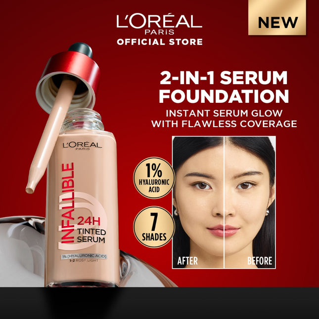 L'OREAL PARIS INFALLIBLE 24H TINTED SERUM FOUNDATION