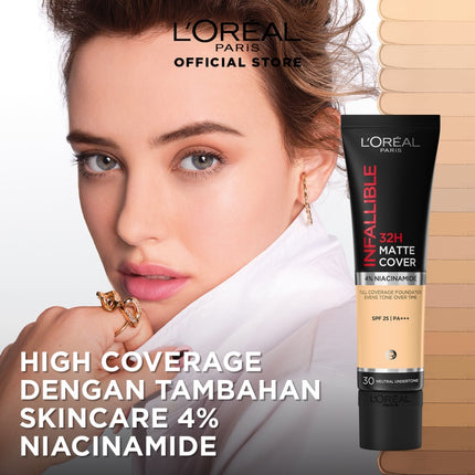 L’Oreal Paris Infallible 32 Hr Matte Cover Liquid Foundation - 30ml