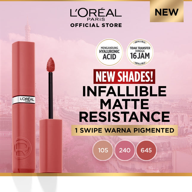L’Oréal Paris Infallible Matte Resistance Liquid Lipstick