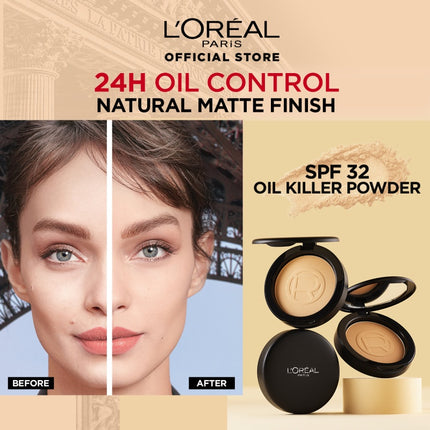 L’Oreal Paris Infallible Oil Killer High Coverage Powder Foundation Make Up